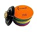 ibouteek Diamond Polishing Pads 4 inch Wet/Dry 10 Pads + Backer | Polishing Kit for Granite Marble Concrete and Stone