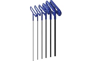 Cush Grip Hex T-Key Set-6pc. MM w/Pouch 9" Arm