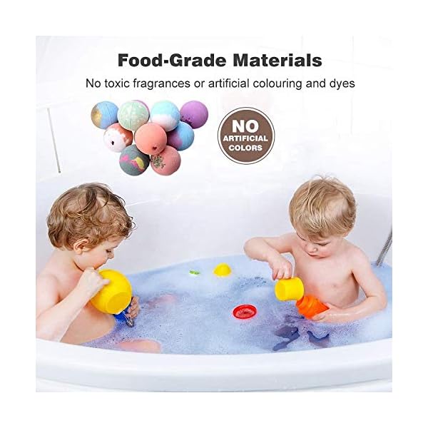 DONE-BY-NATURE-Dino-Egg-Bath-bombs-6-Pack-with-surprise-dinosaur-toy-inside-Organic-natural-Vegan-Spa-Bath-Bomb-Kit-100-Child-Safe-With-Natural-Oils-Moisturisers Dino Egg Bath Bombs 6 Pack with surprise dinosaur Inside! 100% Child safe !