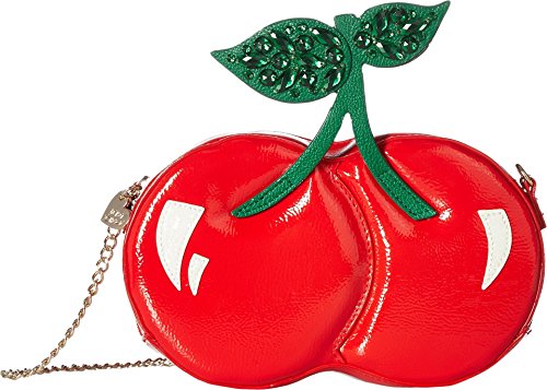 Betsey Johnson Tie the Knot Cherry Shoulder Bag, Red