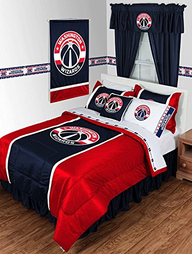 image for Sports Coverage NBA Basketball Bedroom Accessories, unisex-adult, Midn