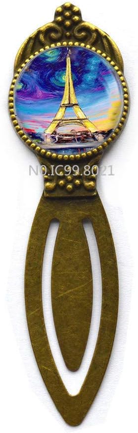 Tower Bookmark-Delicate Paris Bookmark - Simple Jewelry-Glass Bookmarker Bookmark Paris Jewelry. -RG48