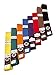 Ronin Brand Martial Arts Uniform Solid Colored Rank Belt – Yellow, Green, Orange, Blue, Purple, Red, Brown, & Black - Japanese Quality (Orange, 5)