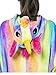 QQonsie Unicorn Pajamas Costume Adult Onesie For Women Men Teens Animal Onsie PJ