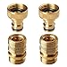 GORILLA EASY CONNECT Garden Hose Quick Connect Fittings. &frac34; Inch GHT Solid Brass. primary