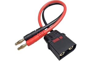 BABUVYA QS8 Charge Lead with 10AWG Silicone Wire 8inch Length Cable 1Pack