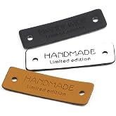 thumbnail image 2 of 40PCS PU Leather Clothing Labels - Embossed Tags For DIY Crafts & Clothing Projects 2 of 11