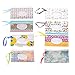 8 Pieces Wet Wipe Pouch Baby Wipe Case Holder Dispenser Refillable Moist Diaper Wet Wipe Clutch Strap Bag Wipes Container (No Wipes in It), 8 Assorted Styles