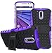Moto G4 Case, Moto G4 Plus Case - OEAGO [Shockproof] [Impact Protection] Tough Rugged Dual Layer Protective Case Cover with Kickstand for Motorola Moto G4 / G4 Plus (Moto G Plus, 4th Gen) - Purple