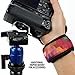 USA Gear Professional Grip Camera Wrist Hand Strap with Geometric Neoprene Design and Metal Plate - Compatible with Canon, Fujifilm, Nikon, Sony and more DSLR, Mirrorless, Point & Shoot Cameras