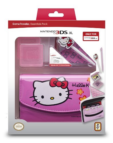 Solutions 2 Go Inc. Hello Kitty XL Game Traveler Essentials Pack - Nintendo 3DS