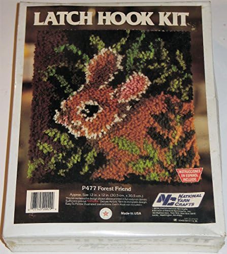 Vintage 1988 Forest Friend Latch Hook Kit