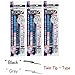 Tombow Fudenosuke Brush Pen Twin Tip, Black & Gray, 3-PackValue set
