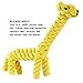 GOCooper Dog Toys, Cotton Dental Teaser Rope Chew Teeth Cleaning Toys Giraffe