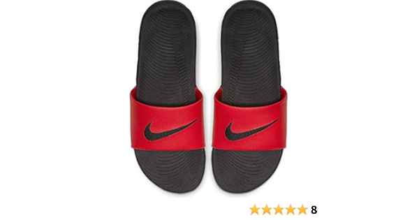 chanclas nike rojas