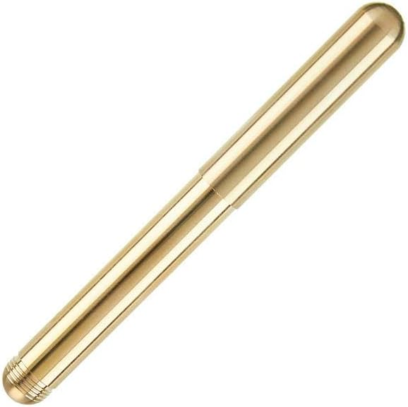 Kaweco LILIPUT Fountain Pen Brass I Premium Brass Fountain Pen for Ink Cartridges 12.5 cm I Nib: M (Medium) - Image 4