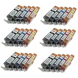 Ink4work 30 Pack PGI-225, CLI-226 Compatible Ink Cartridge For Pixma iP4820/iP4920/iX6520/MG5120/MG5220/MG5320/MX712/MX882/MX892