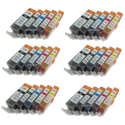 Ink4work 30 Pack PGI-225, CLI-226 Compatible Ink Cartridge For Pixma iP4820/iP4920/iX6520/MG5120/MG5220/MG5320/MX712/MX882/MX892, Office Central