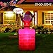 GOOSH 6 Foot Christmas Santa Clause in The Chimney Up and Down Outdoor Yard Decorations
