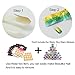 iNewcow 10 Sheets False Nail Tips Adhesive Glue Double-Sided Clear Tape Nail Art Stickers