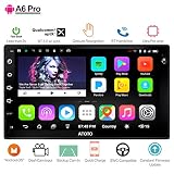 [New] ATOTO A6 2DIN Android Car Navigation Stereo - 2X Bluetooth & Phone Fast Charge - PRO A6Y2721PR-G Gesture Operation - Car Entertainment Multimedia Radio,WiFi,Support 256G SD &More