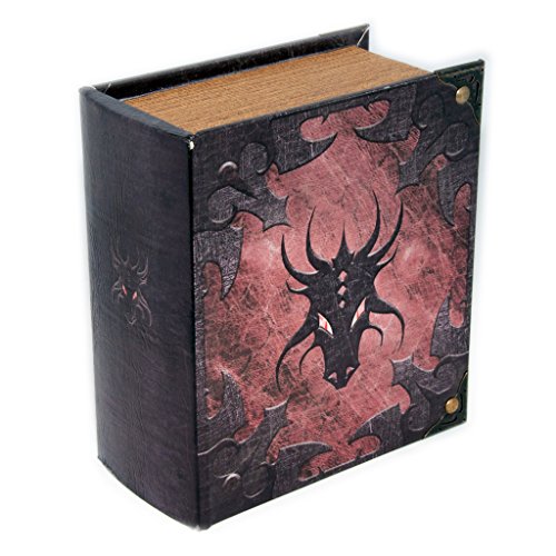 Grimoire Deck Box, Dragonlord Wooden Spellbook Style Trading Card