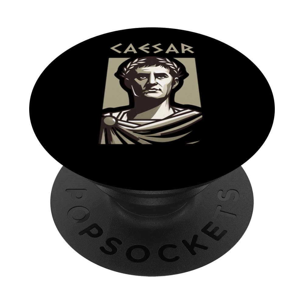 Gaius Julius Caesar Ancient Roman History PopSockets Swappable PopGrip