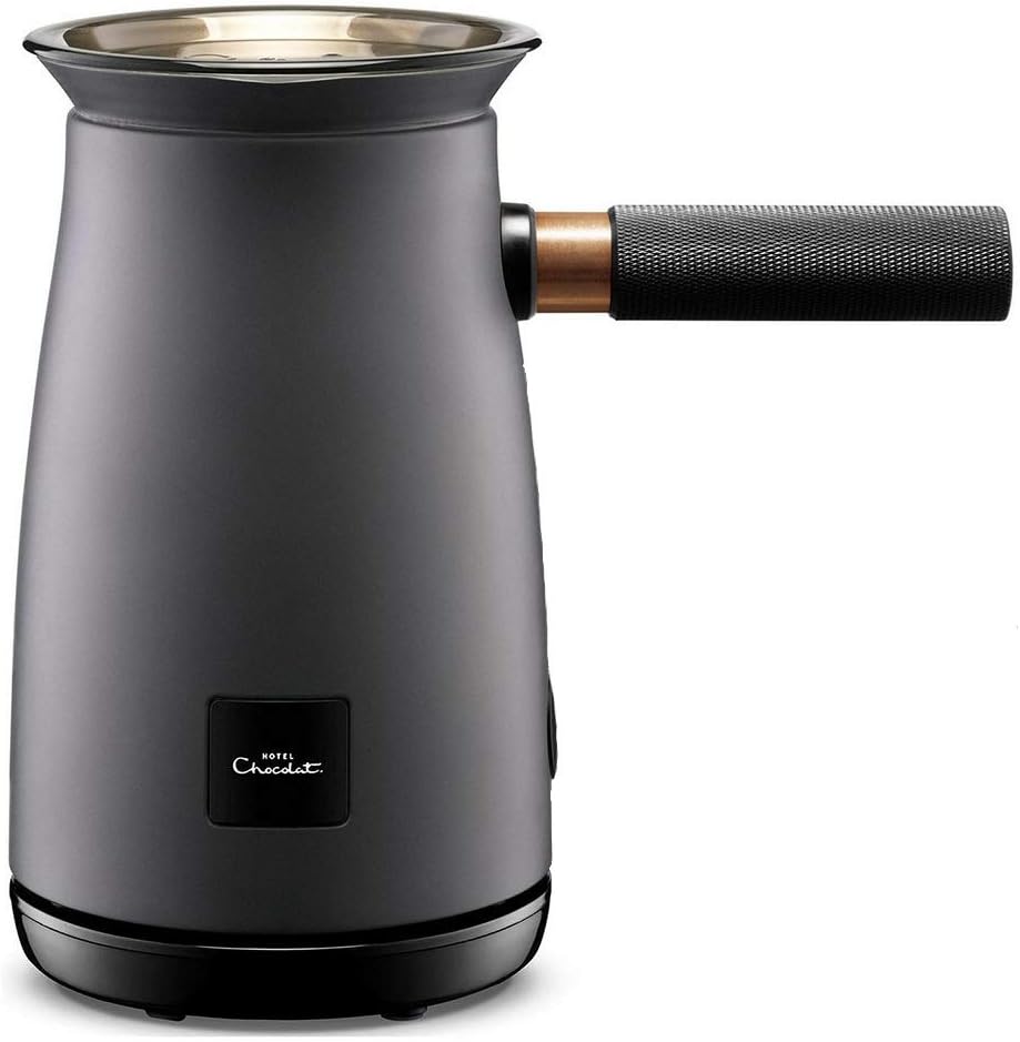 Hotel Chocolat Velvetiser Hot Chocolate Machine, Charcoal (Renewed