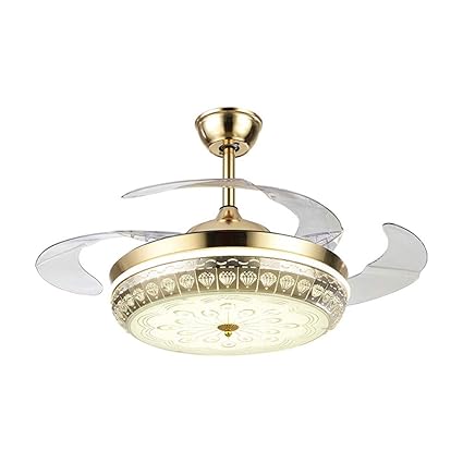 Tiptonlight Ceiling Fans 42 Inch Led Ceiling Fan Lights With 4