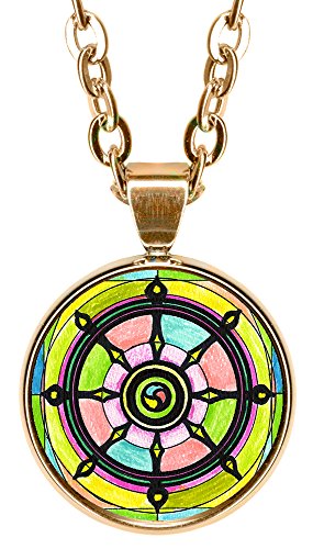 Dharma Chakra Karma Mini Stainless Steel Rose Gold