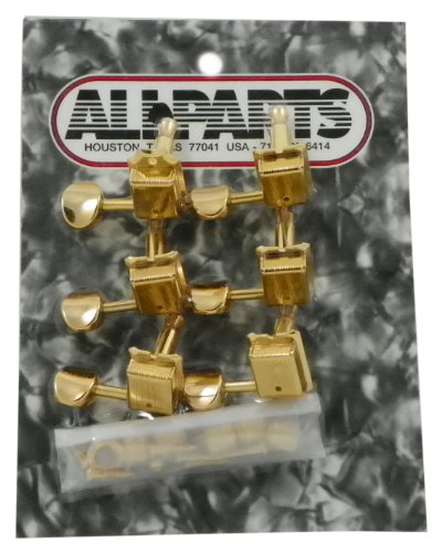 All Parts TK 0880-002 Gotoh Vintage 6 In Line Gold Tuners