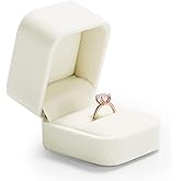 Oirlv Ring Box Wedding Day For Women Velvet Jewelry Box For Engagement Ring Boxes For Proposal