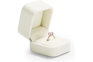 Oirlv Velvet Ring Box Engagement/Propose/Wedding Jewelry Gift Box