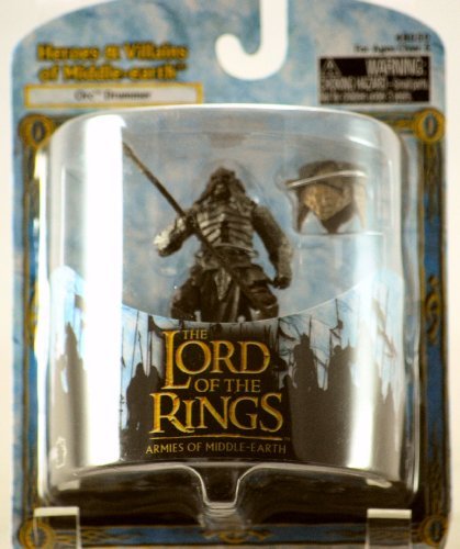2004 - New Line / Play Along - Lord of the Rings : Armies of Middle Earth - Orc Drummer Figure - Heroes & Villains of Middle-Earth - Rare - Out of Production - Limited Edition - Collectible