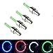 DeSS 4-Pack Green Bike Bicycle Car Wheel Motorcycle Tire Valve Cap Neon Lamp LED Flash Light