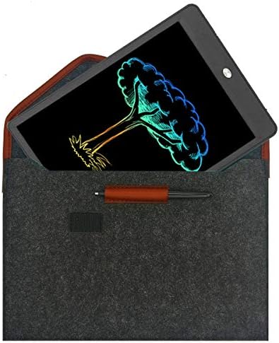 Orimi 10 inch Rainbow Color Drawing Board LCD writing Tablet Electronic Graphic Drawing Tablet with Carrying Bag (Black)