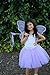 Purple Fairy Princess Tutu Costume Set For Girls Dress up and Ballet Dance (S 1-2 Yrs Old)