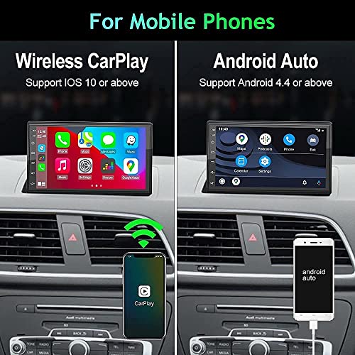 Wired Android Auto, Wireless Apple Carplay for Aftermarket Radio