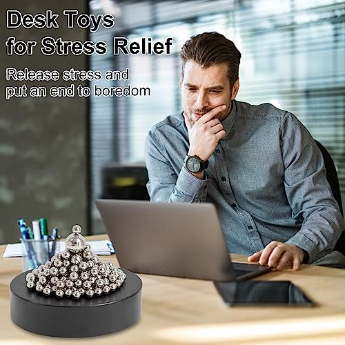 vrbabies Magnetic Toys, Fidget Toy for Kids Adults, Magnet Toys with 1 Magnetic Base and 171 Steel Balls, Desk Toys and Great Gifts for Office Desk Decor and Stress Relief