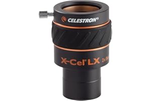 Celestron 93529 X-Cel LX 1.25-Inch 2X Barlow Lens (Black)