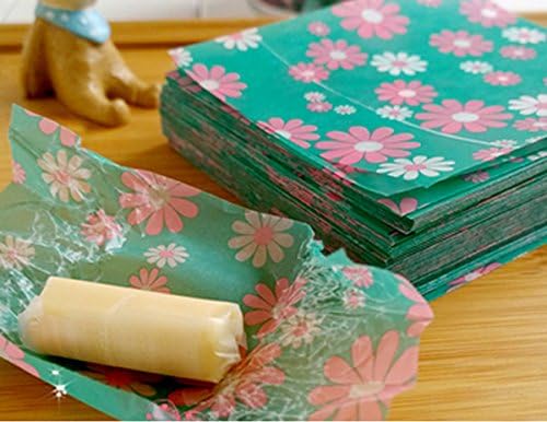 20pcs Candy Sweet Wrapping Paper Daisy Heart Shaped Candy Packing Paper (Random: Pattern)