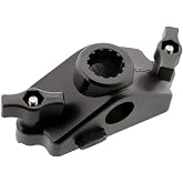 Scotty 343-BK #343 Locking Gunnel Track Mount | Quickly Add, Remove or Re-Position Mount Anywhere, Dependable Lock, Compatible with all Scotty Accessories