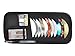 CD Visor Organizer for Car 12 Pocket CD Visor Holder (Black)