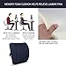 Cool-Shop 100% Pure Memory Foam Back Cushion- Lumbar Support Pillow Orthopedic Design for Back Pain Relief Adjustable Belt and Breathable Mesh Cloth