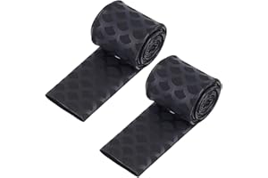 BENECREAT 2 Pack Heat Shrink Tubing for Fishing Rod POE Material Anti-Slip Grip Cover for Rod Handles and Sports Equipment
