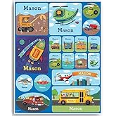 Personalized Stickers for Kids, Construstion - I See Me!