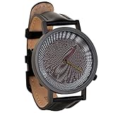 Ever Changing Moire Effect Op Art Unisex Analog Watch