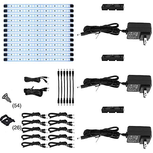 LED Strip Light Pro Series Triple Deluxe+ 12 Panels - 3 power supply kit - Cool White - Inspired LED