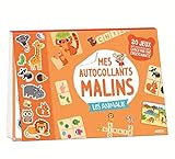 Auzou Mes autocollants malins : Animals (French Book) by