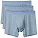 Separatec Men's 3 Pack Micro Modal Separate Pouches Comfort Fit Boxer Briefs (L,Blue)